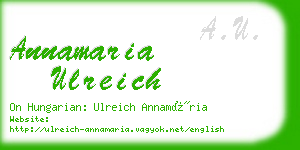 annamaria ulreich business card